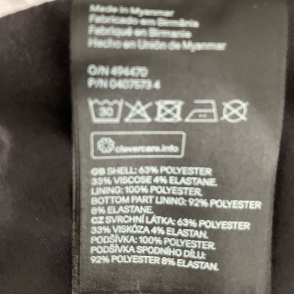 H&M Black Midi Dress - Picture 4 of 4